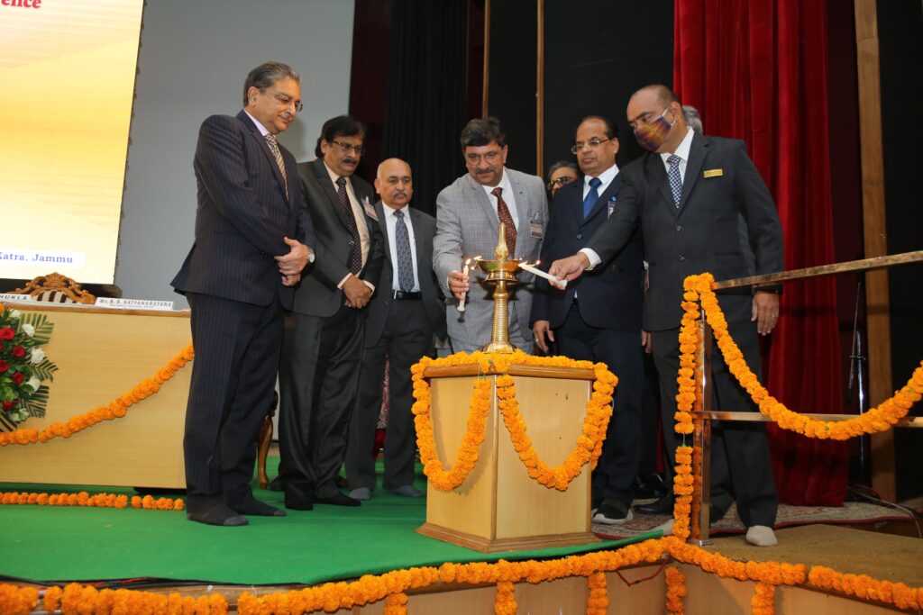 lightning lamp at National Tax Conference, Jammu 2021